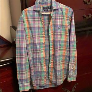 Polo Cotton Stretch Button Up